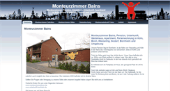 Desktop Screenshot of monteurzimmer-bains.de